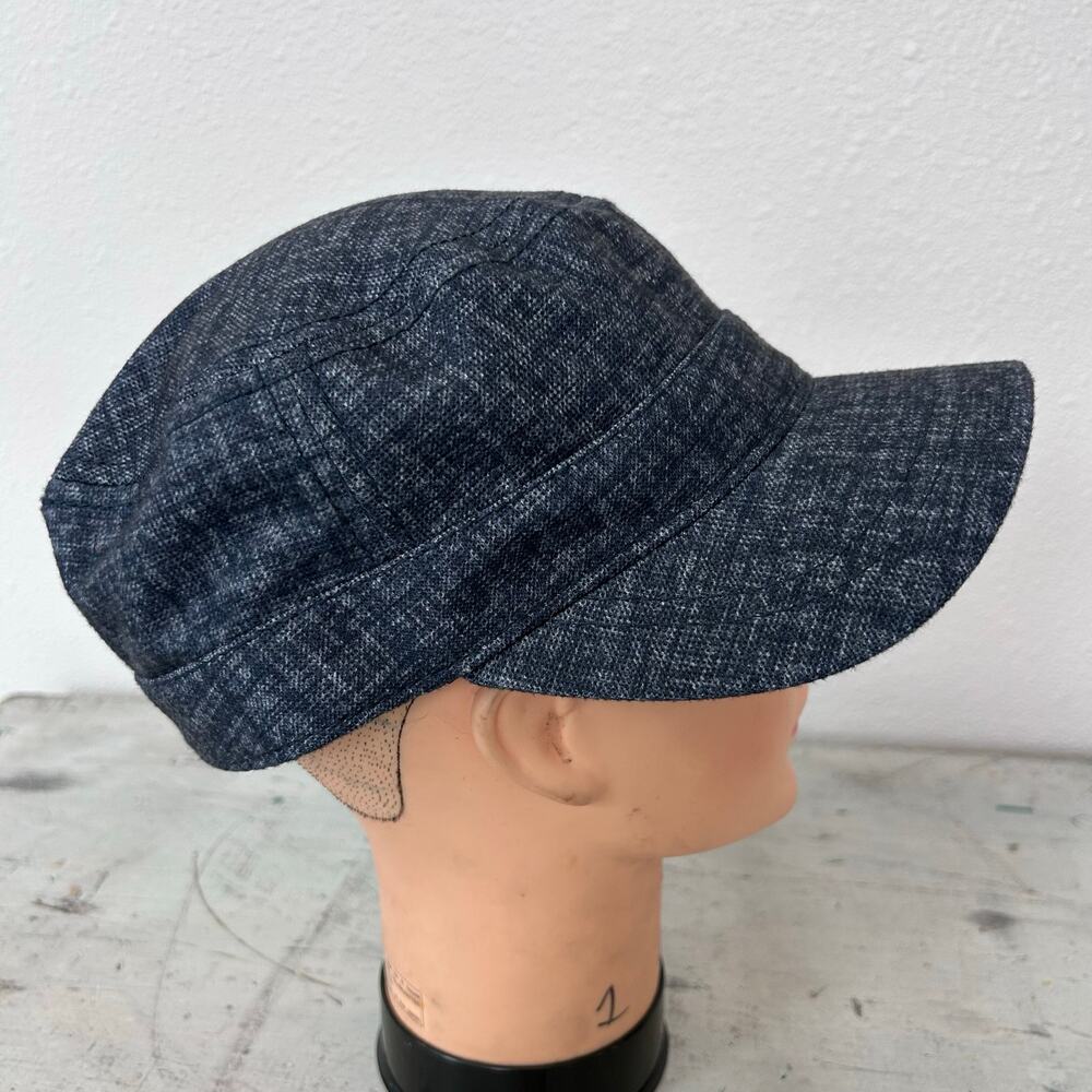 Newsboy hat cap vintage style beaded rhinestones flower fairy grunge retro - Picture 4 of 11